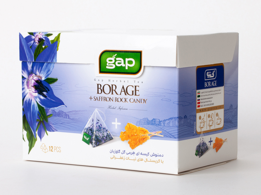 Benefits of Borage Tea - Borage Tea GAP with Saffron Rock Candy