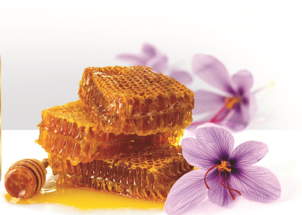 SAFFRON AND HONEY FOR GLOOMING SKIN