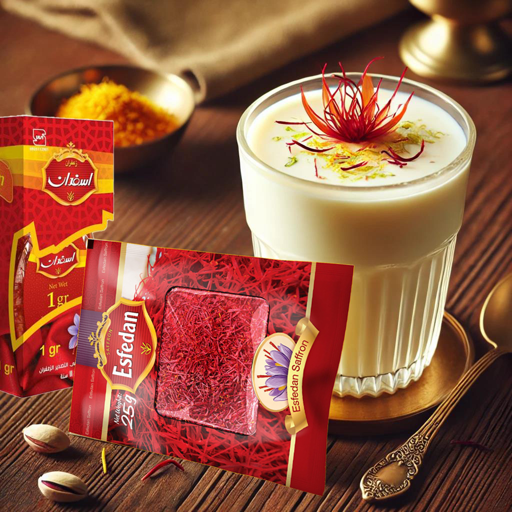 saffron milk drink