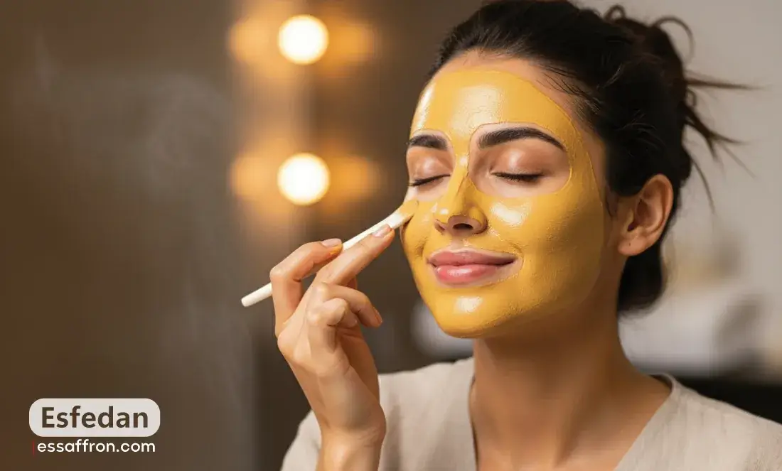 Saffron Face Mask For Glowing Skin