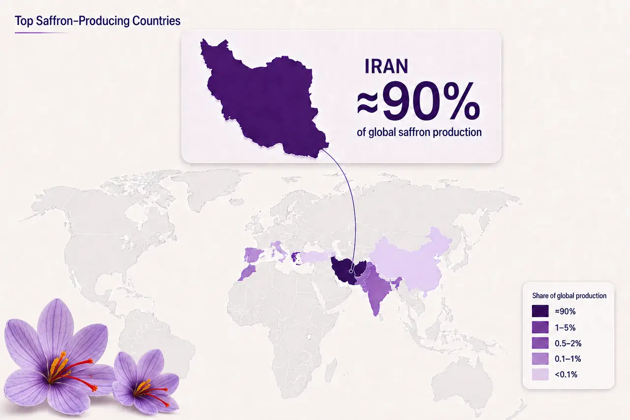 Top 10 Saffron Producing Countries